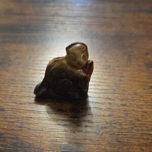 vintage Wade Whimsies porcelain beaver Figurine
